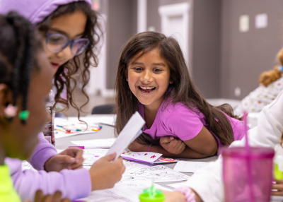 Girls at Girls Inc. summer camp - August 2025